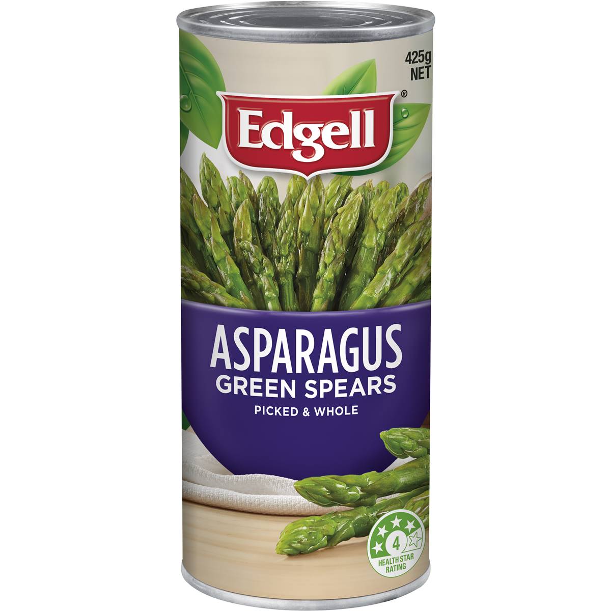 Calories in Edgell Asparagus Spears