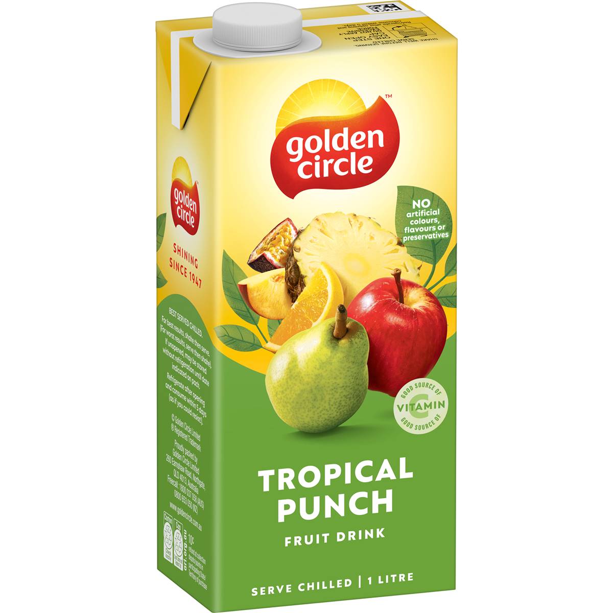 Golden Circle Drinks Tropical Punch Fruit Drink 1L