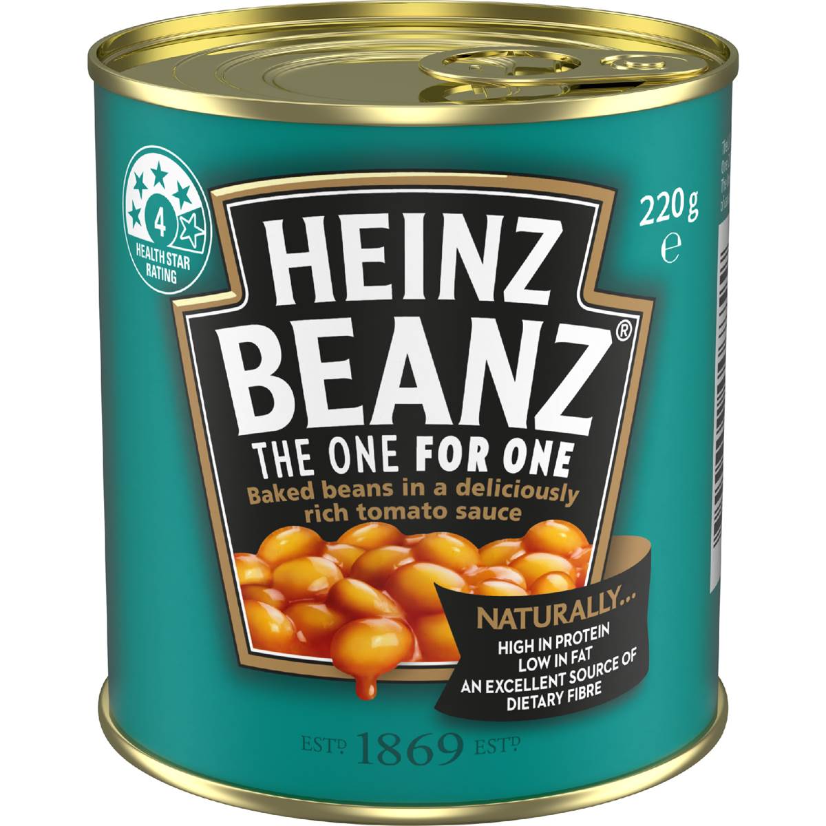 Calories in Heinz The Lil' One Baked Beans Calorie Counter Australia