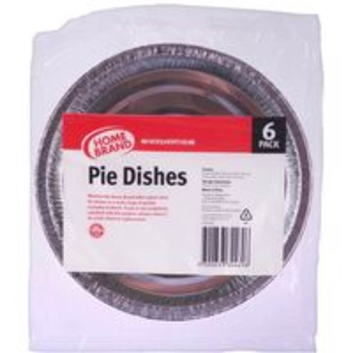 Homebrand Aluminium Tray Pie Dish 6pk Woolworths