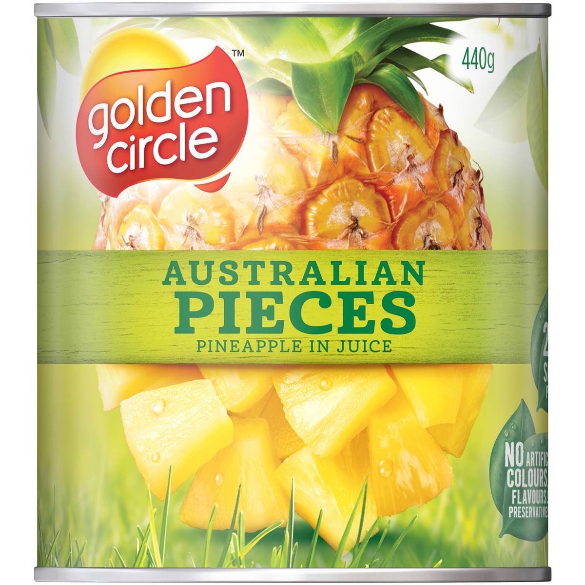 Calories in Golden Circle Pineapple Pieces In Syrup calcount