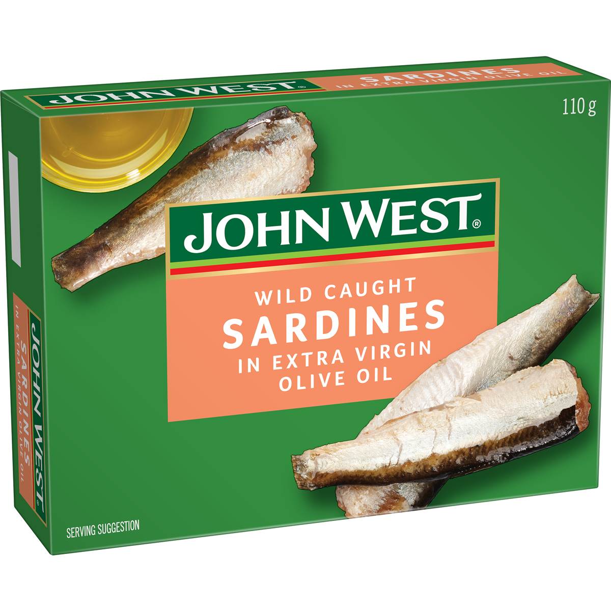 Calories in John West Sardines in Oil calcount
