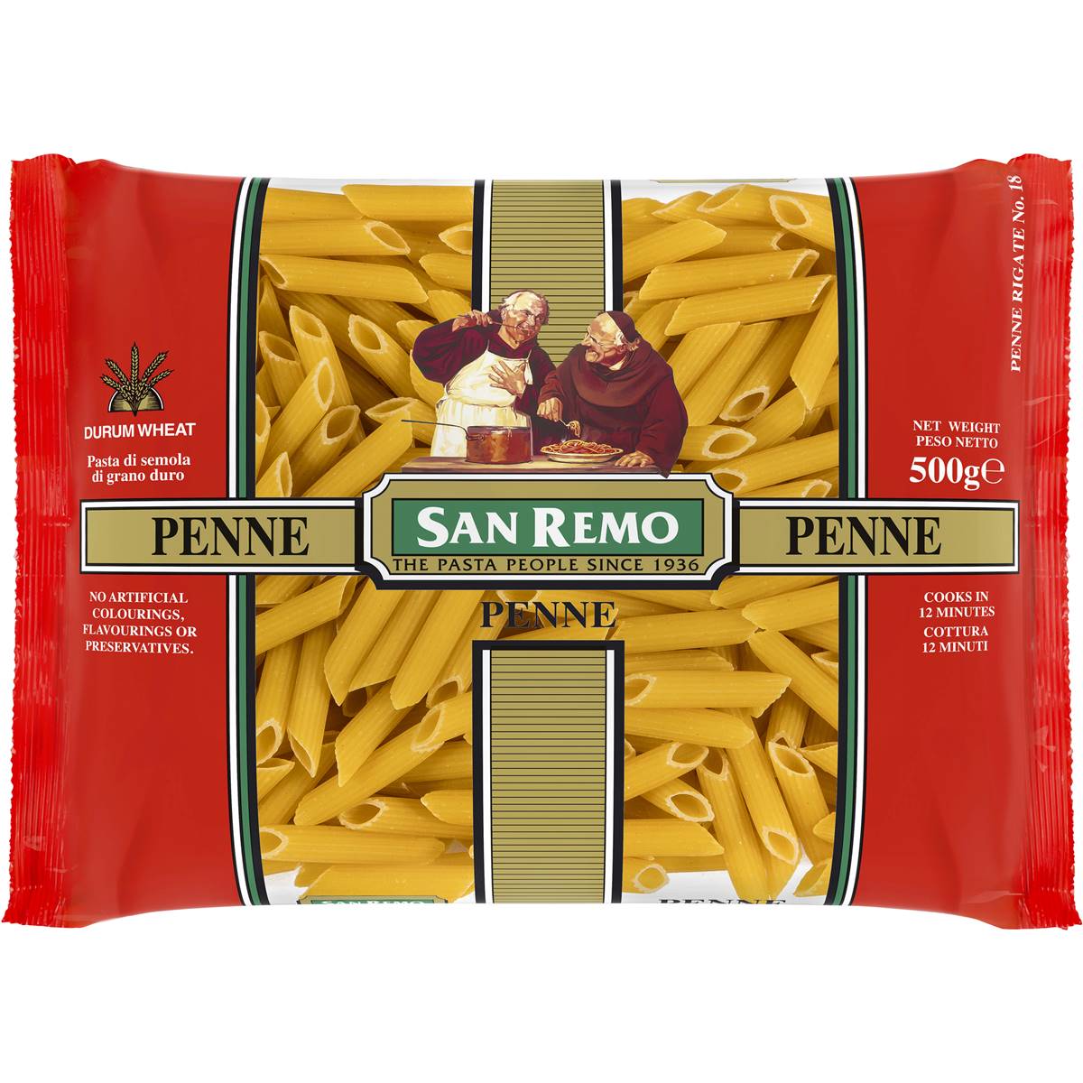 Calories in San Remo Penne Pasta No 18
