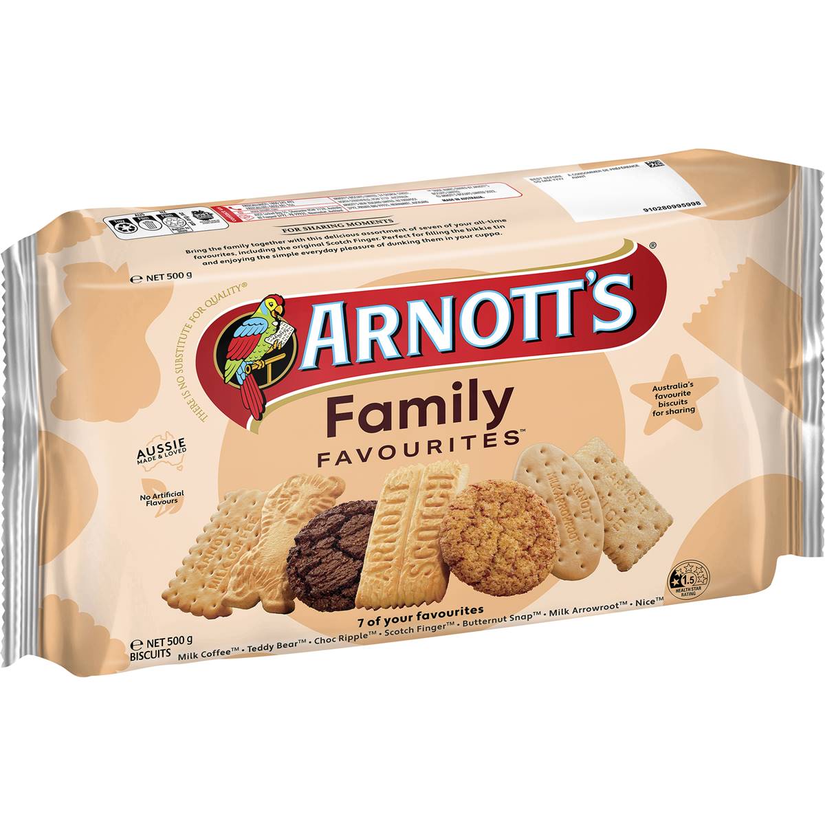 Calories In Arnotts Cream Favourites Assorted Biscuits Calcount 8566