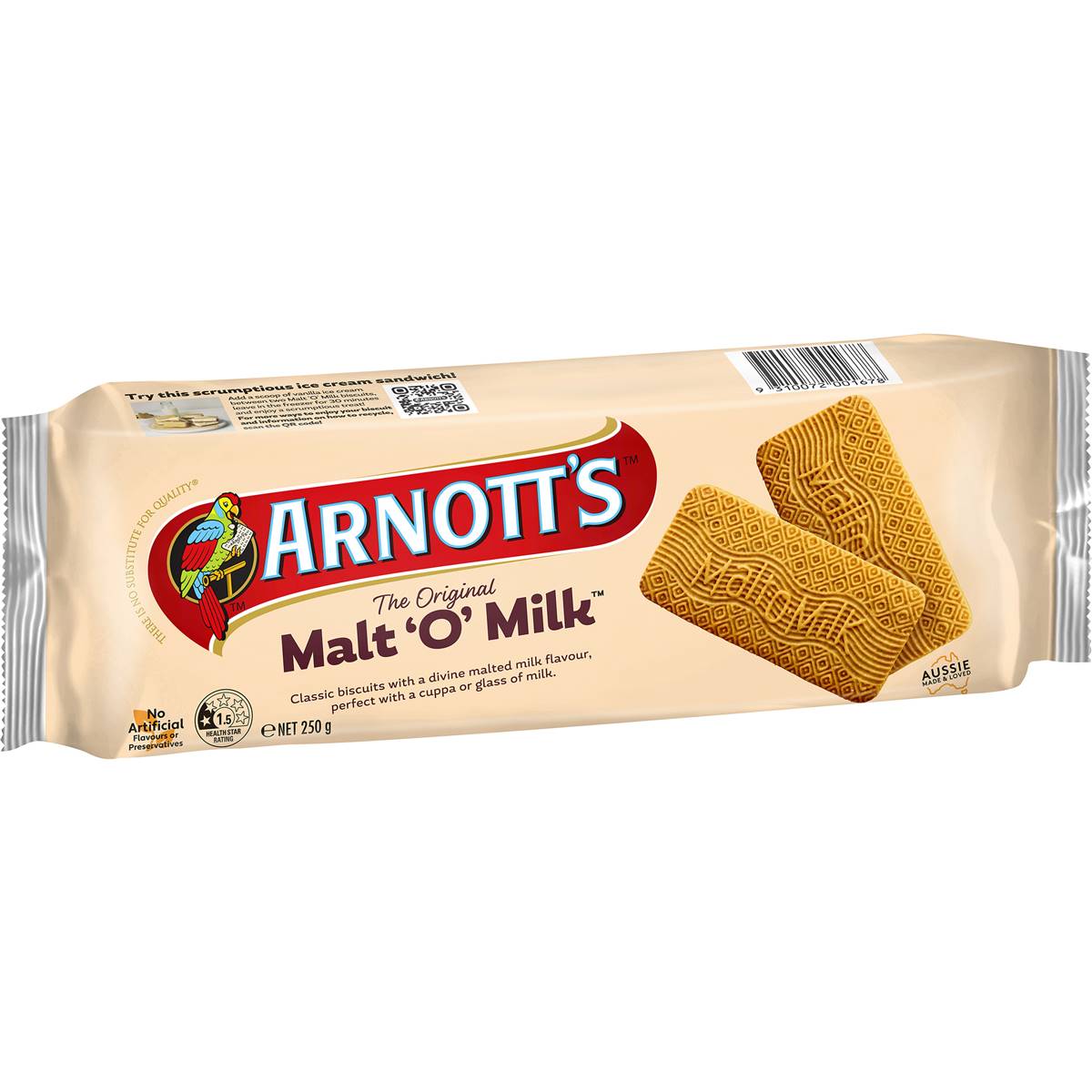 Calories In Arnotts Malt O Milk Biscuits Calcount 8492