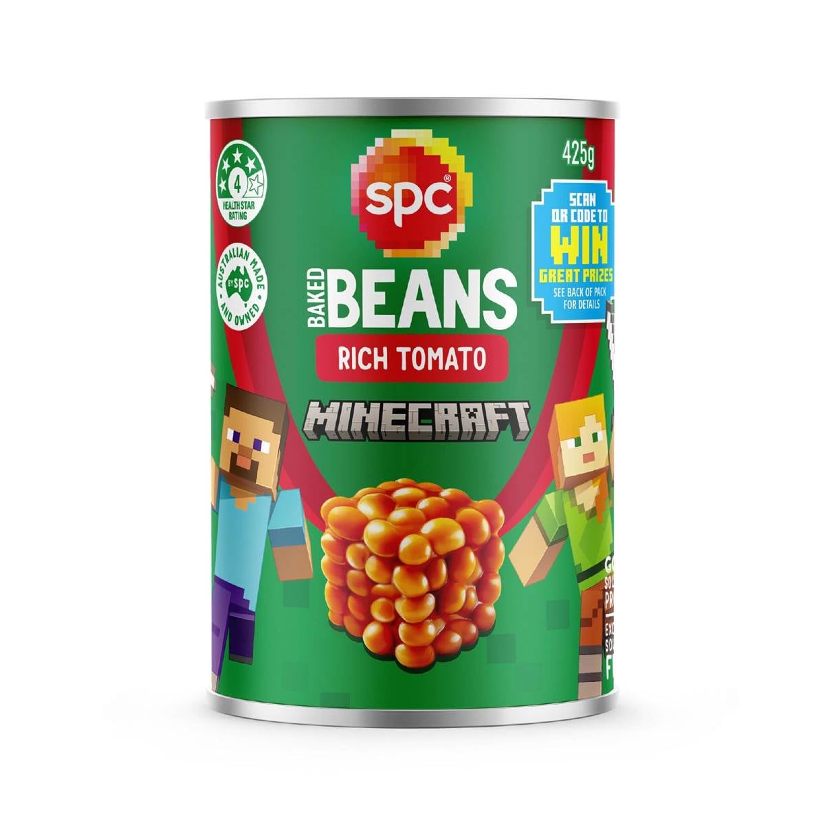 Calories in Spc Baked Beans In Rich Tomato calcount