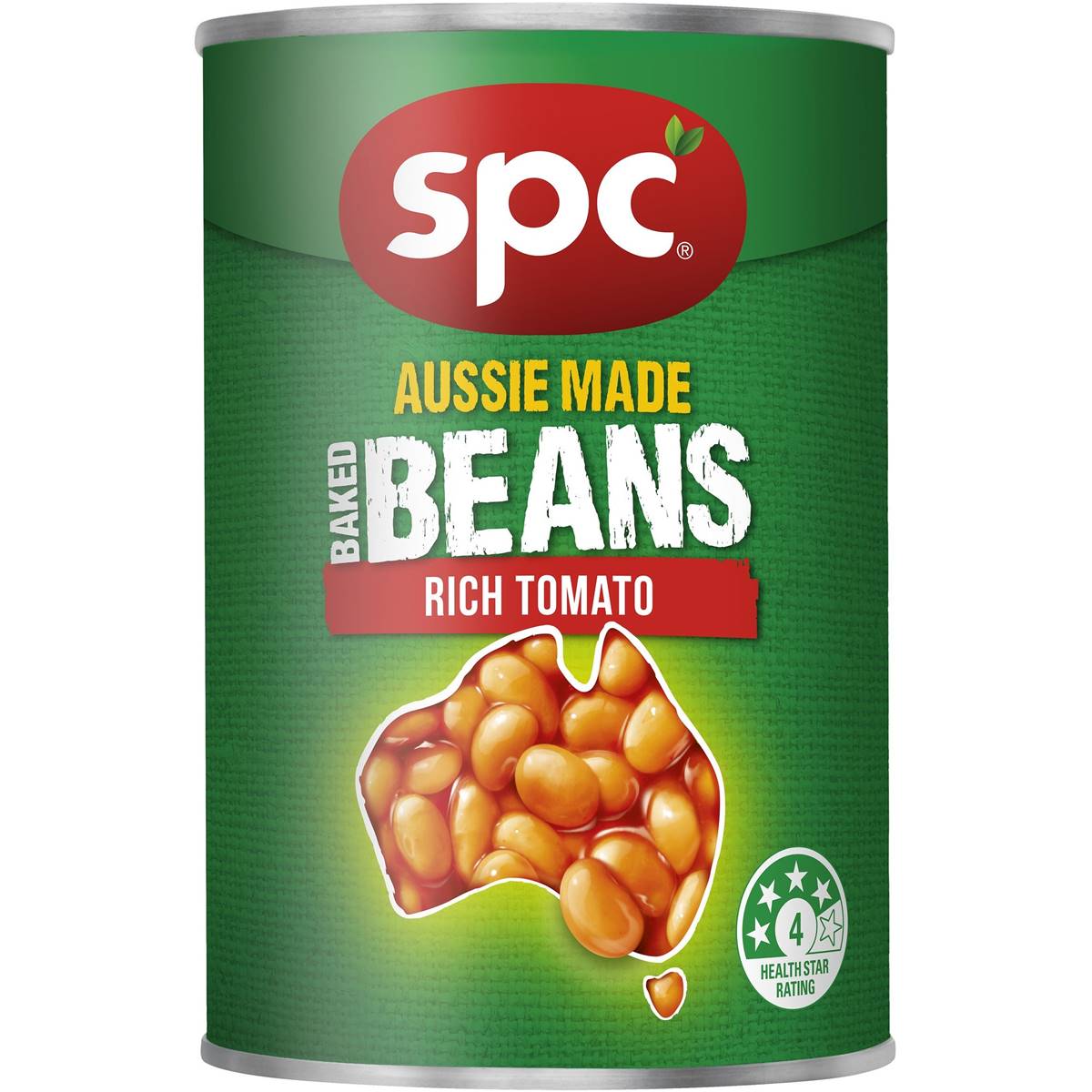 Calories in Spc Baked Beans In Rich Tomato
