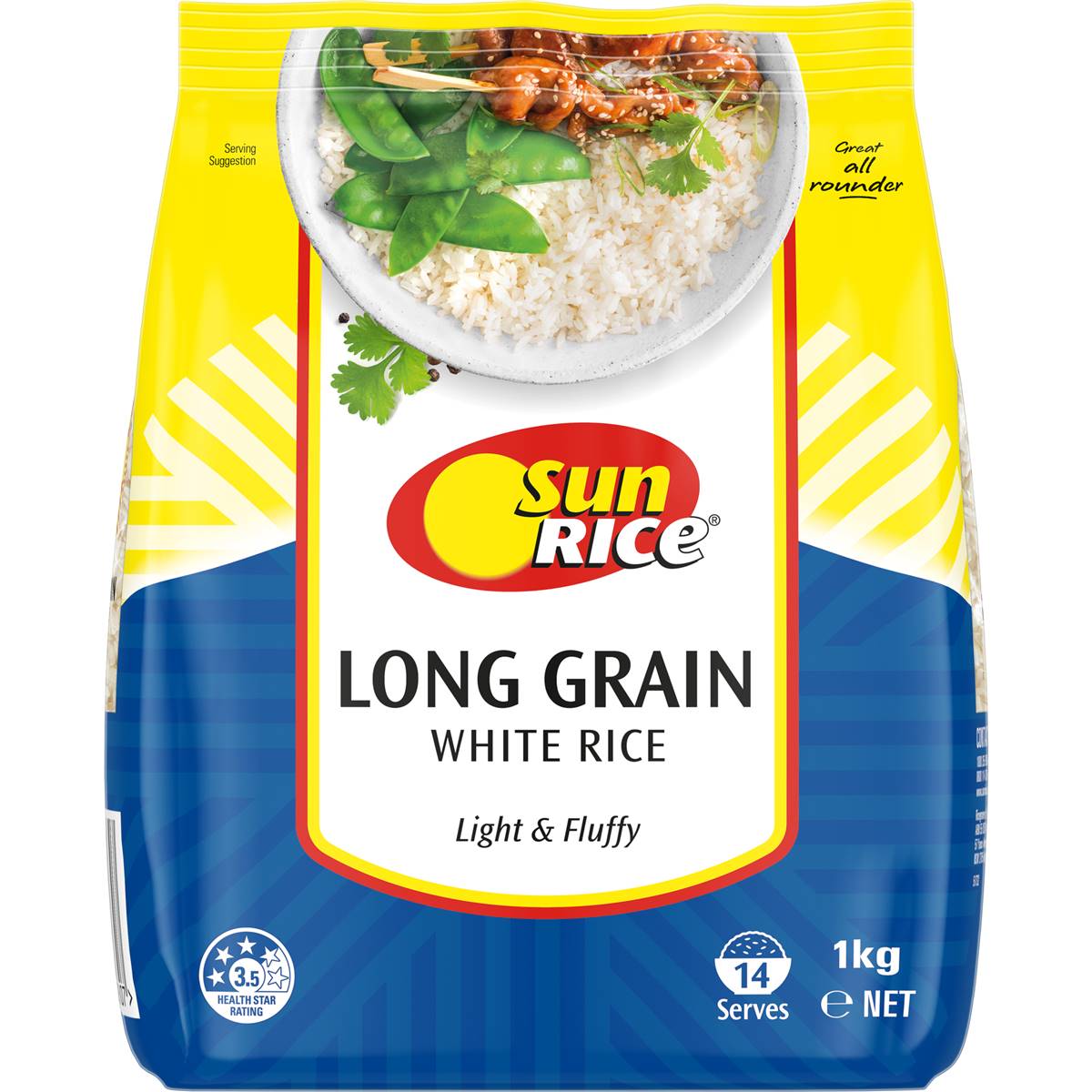 Calories in Sunrice White Rice Premium Long Grain calcount