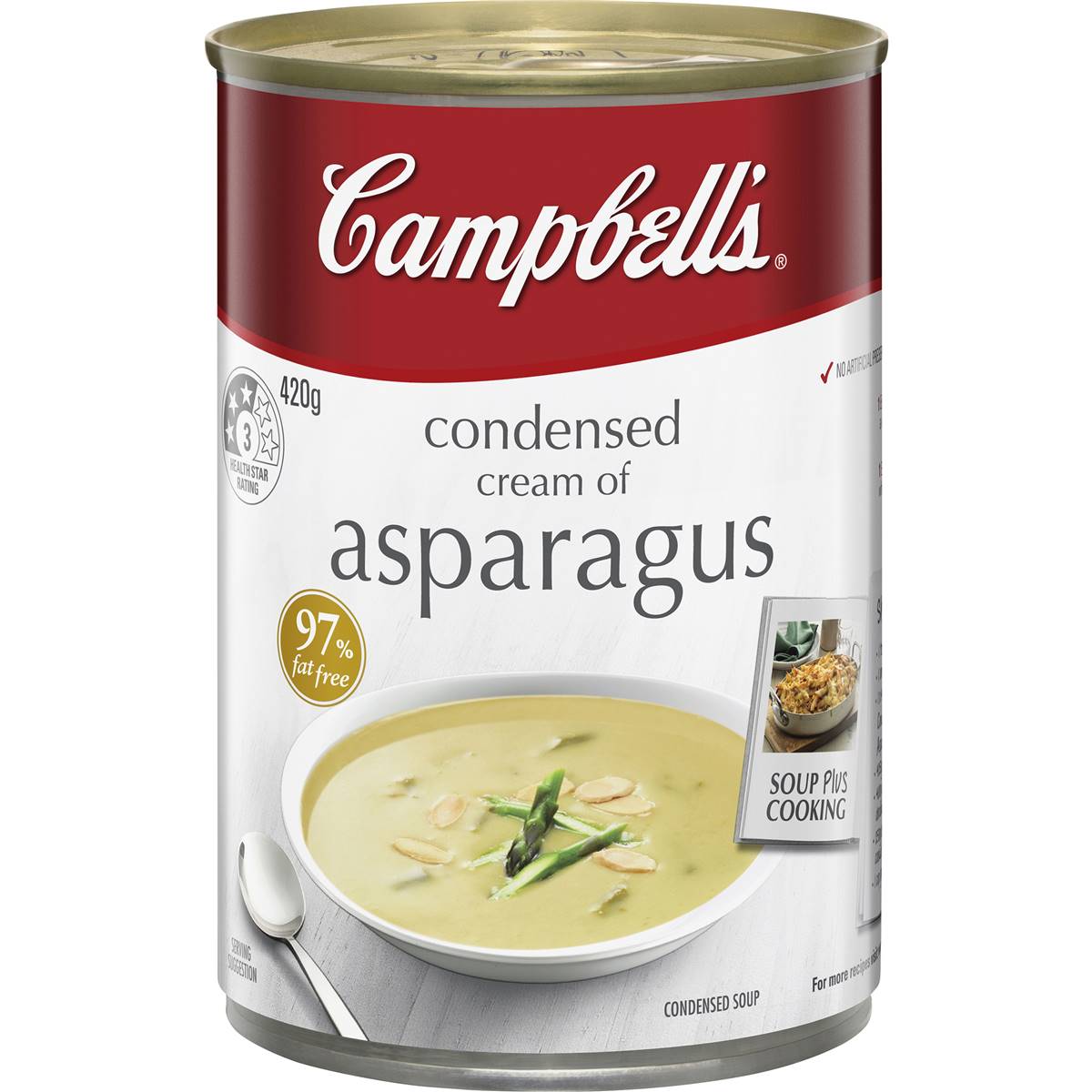 Calories in Campbell's Canned Soup Cream Of Asparagus calcount