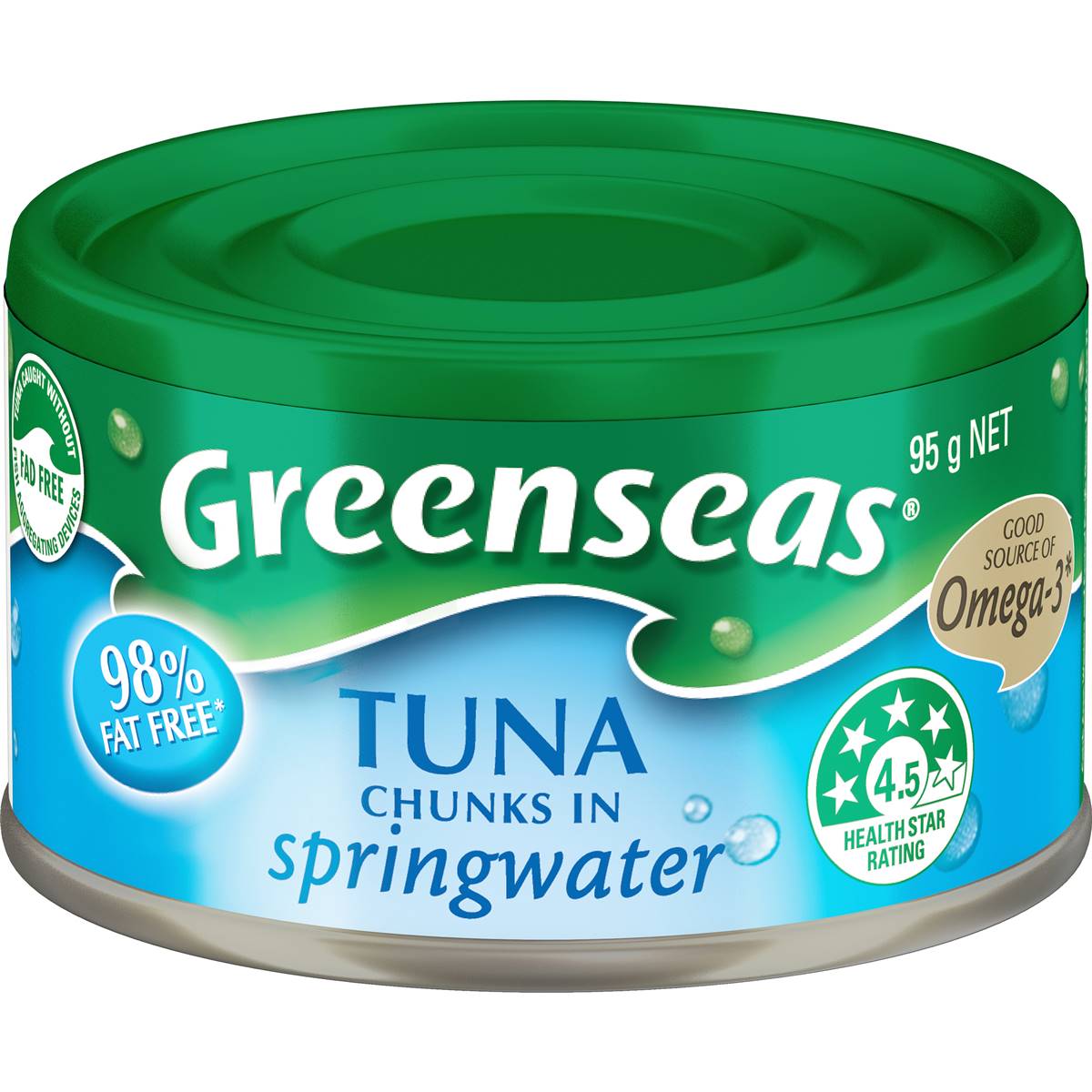 Calories in Greenseas Tuna Chunks In Springwater Chunk In Spring Water