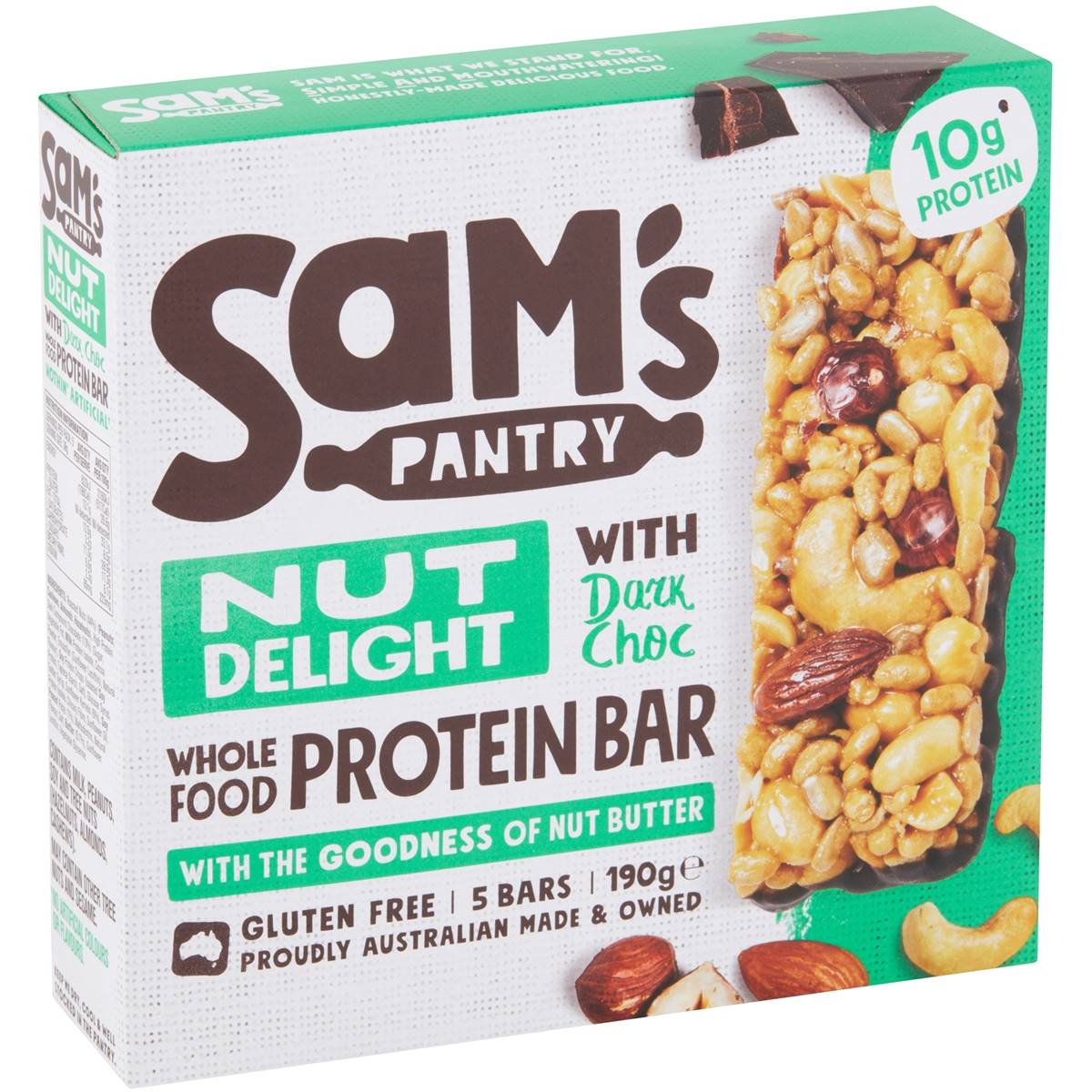 Calories in Sam's Pantry Nut Delight Protein Bar