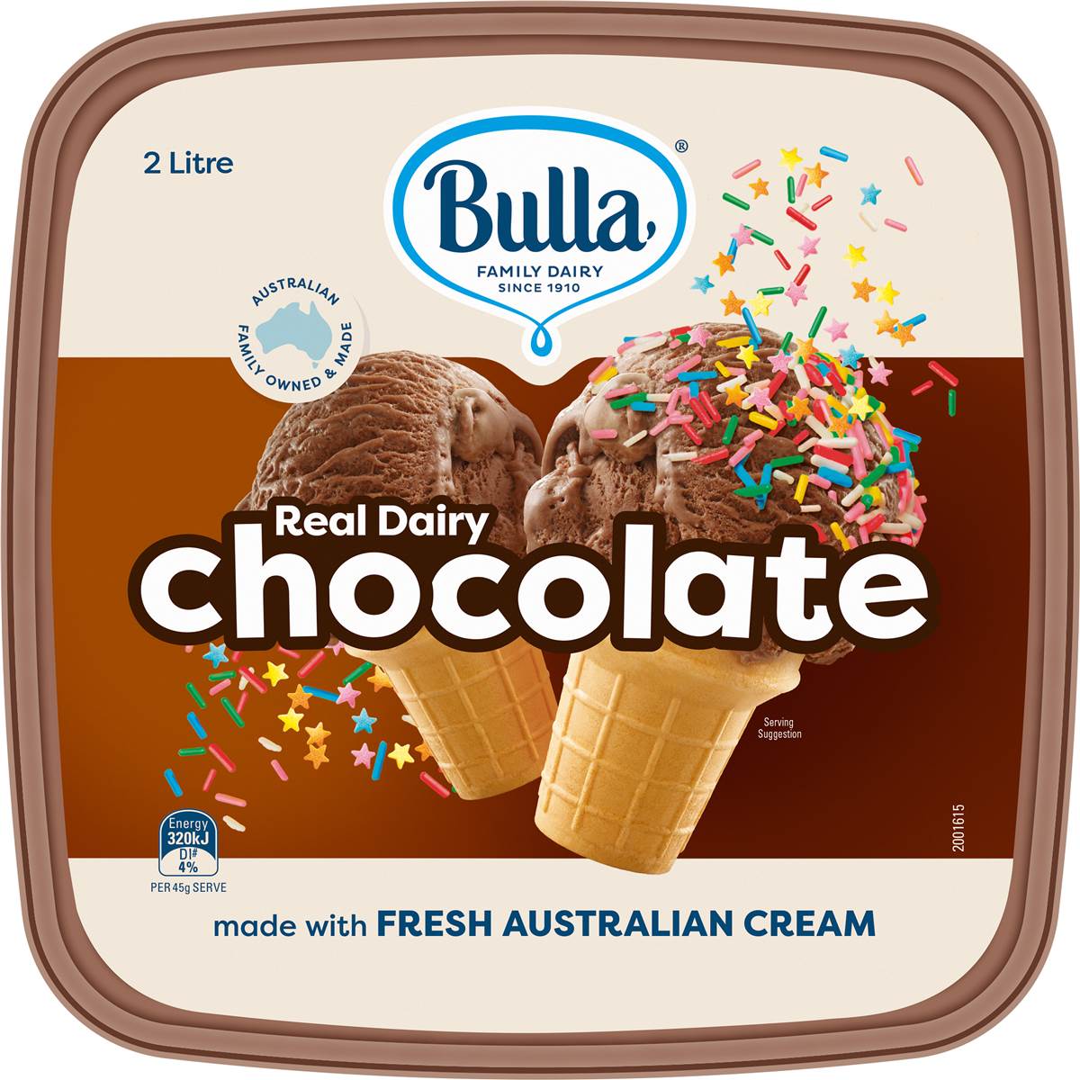 Bulla Real Dairy Chocolate Ice Cream