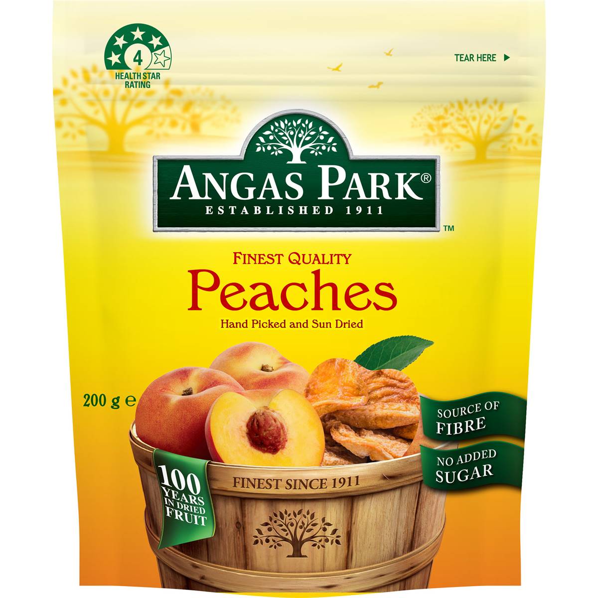 Angas Park Dried Peaches
