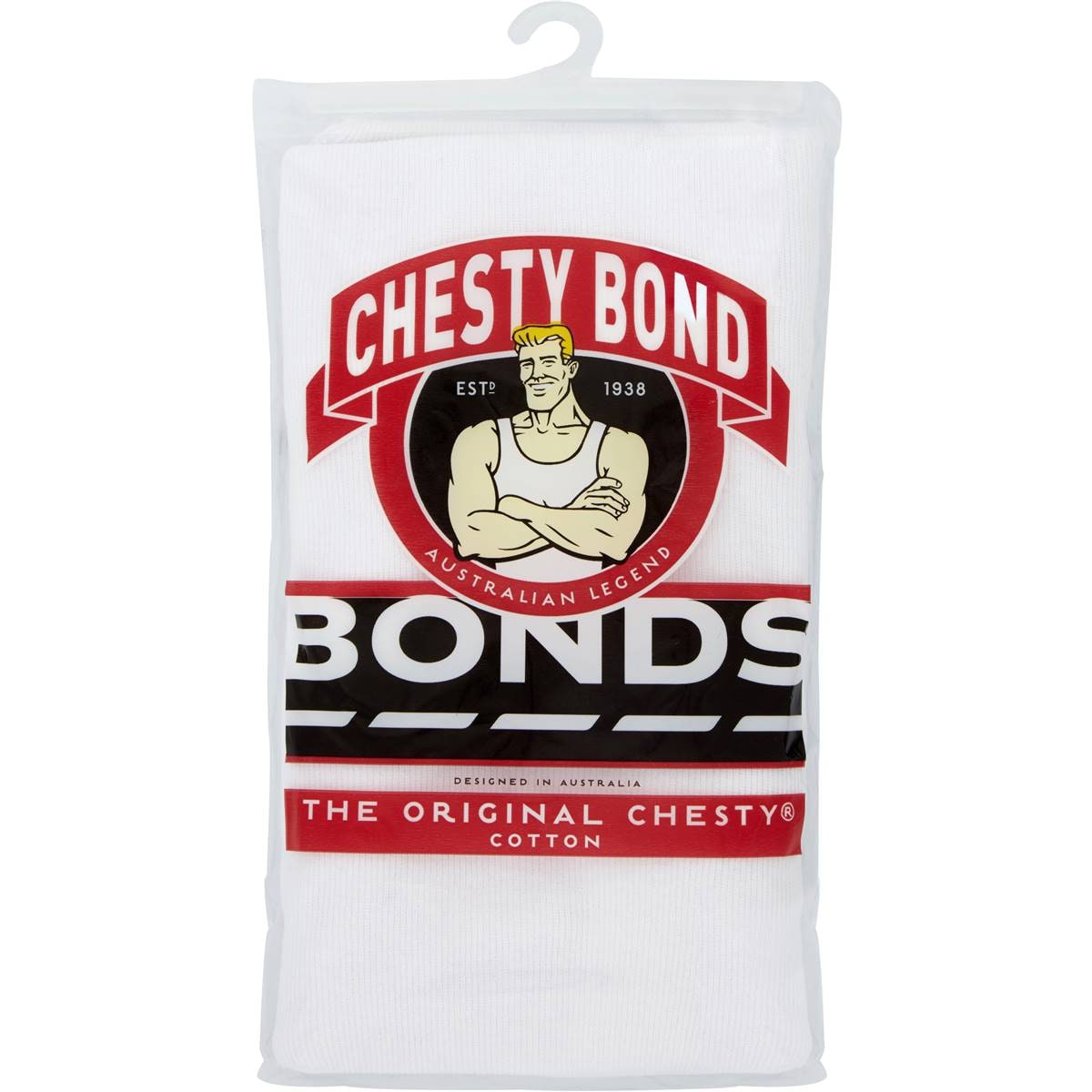 Bonds Singlet Mens Chesty White Size 18 each