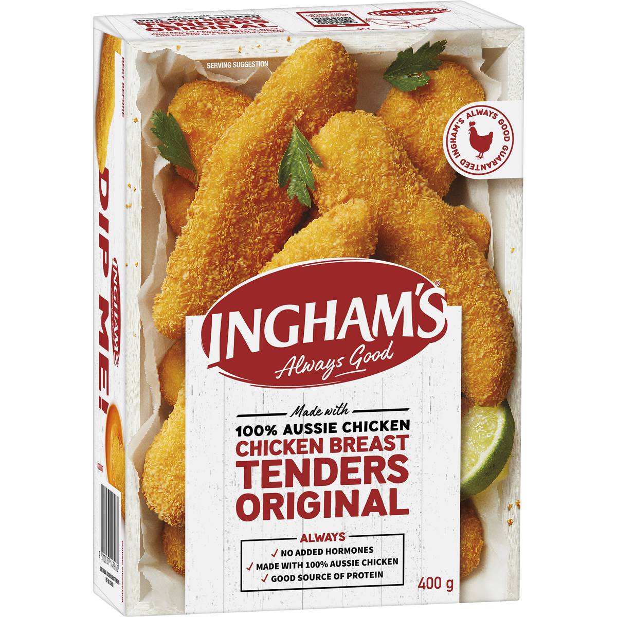 Calories in Ingham's Frozen Chicken Breast Tenders Sweet Chilli calcount