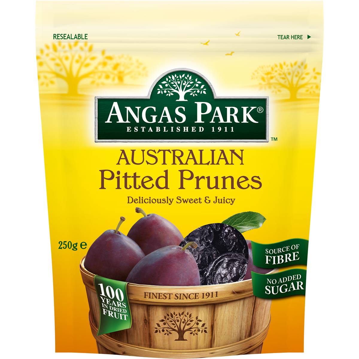 Calories in Angas Park Prunes Pitted