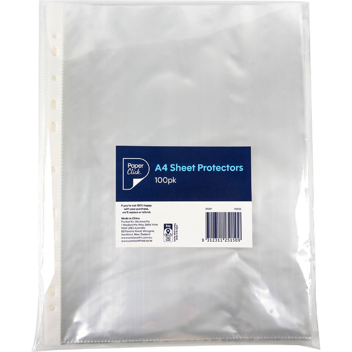 Paperclick Folder A4 Sheet Protector