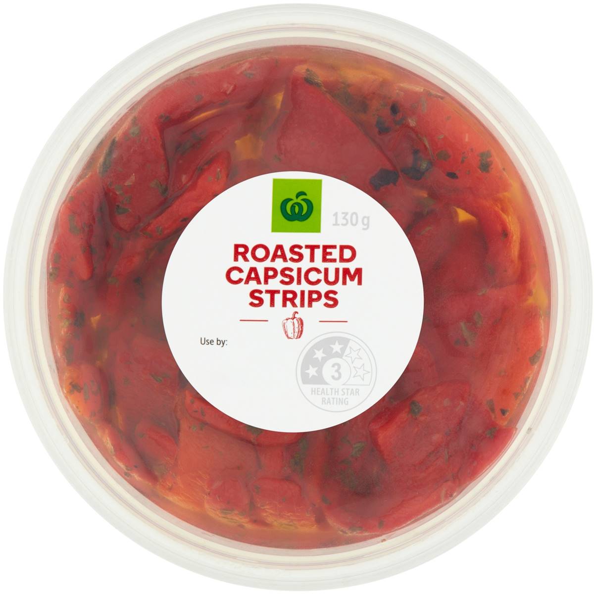 Calories in Woolworths Roasted Capsicum Strips