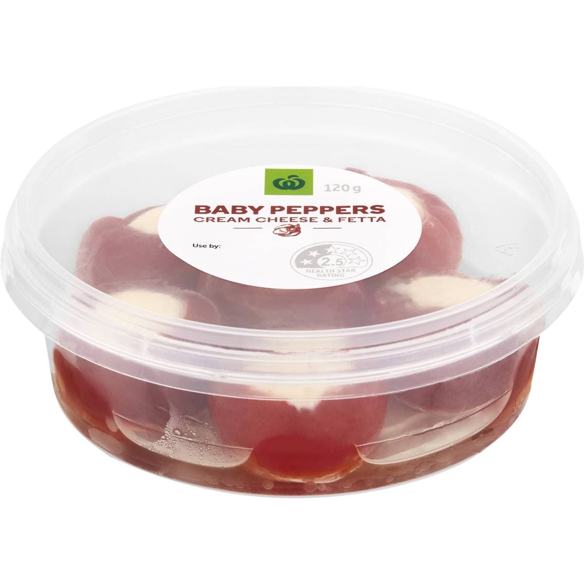 Woolworths Baby Pepper Bells Fetta Filled 120g