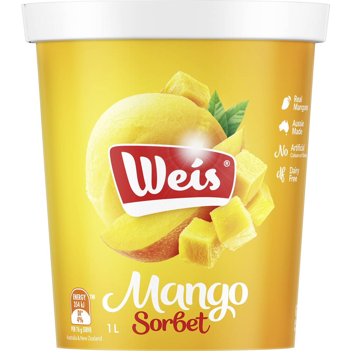 Weis Mango Sorbet Tub