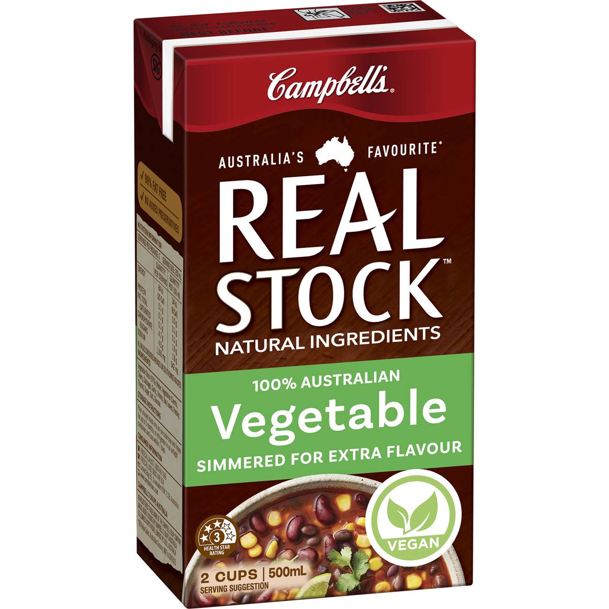 Campbell's Real Stock Vegetable 500mL – Woolworths