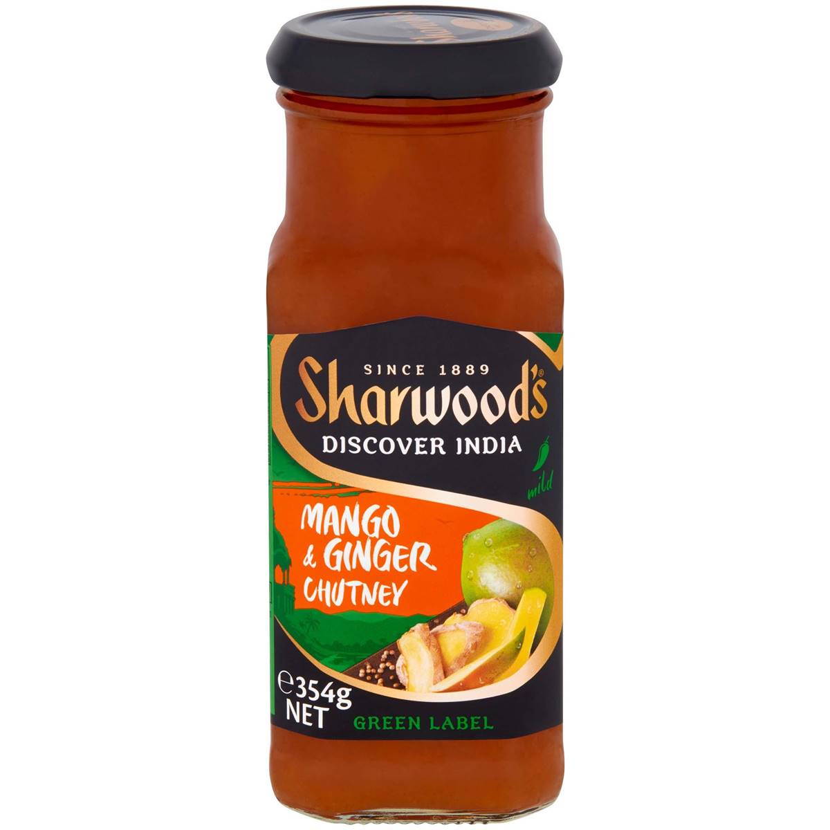 Calories in Sharwood's Mango & Ginger Chutney