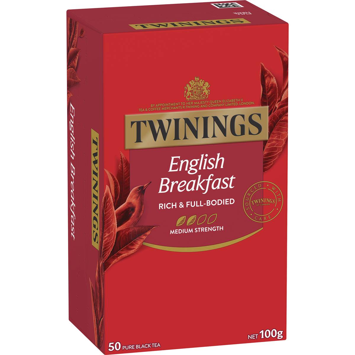 Calories in Twinings English Breakfast Tea  Bags Tea Bags
