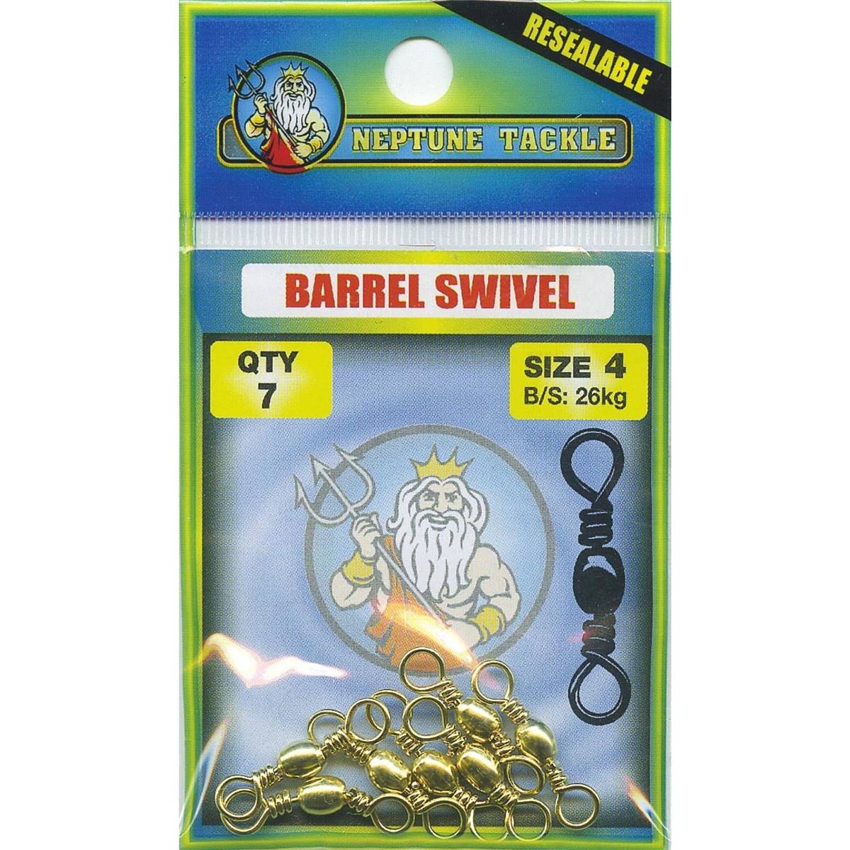 Neptune Fishing Tackle Barrel Swivel Size 4