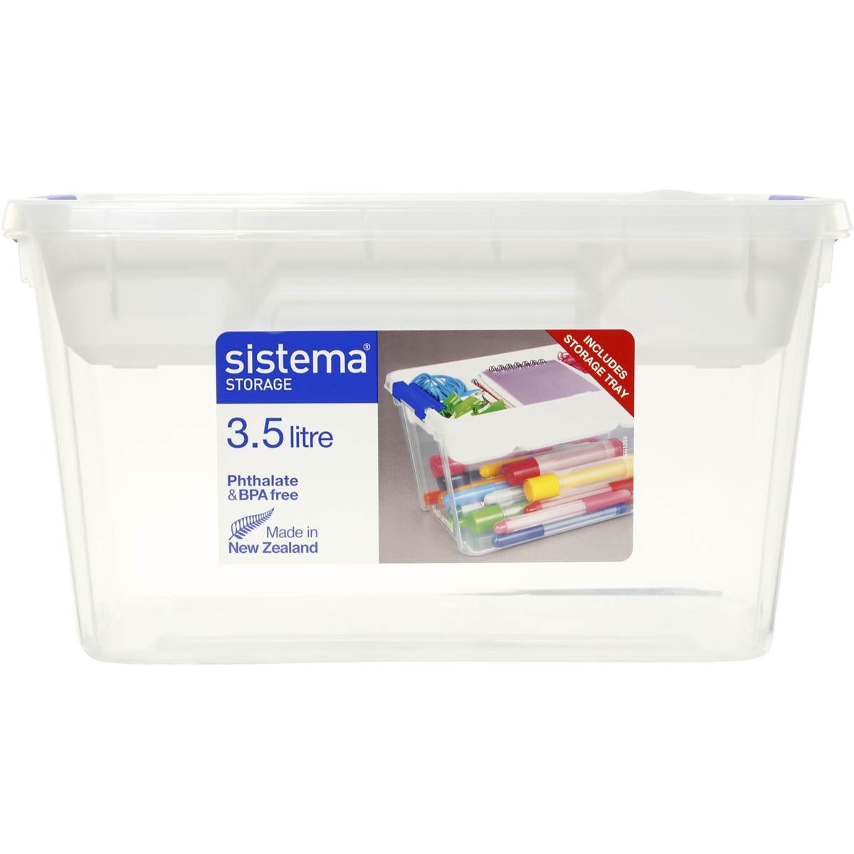 Sistema Storage Container with Tray 3.5L each