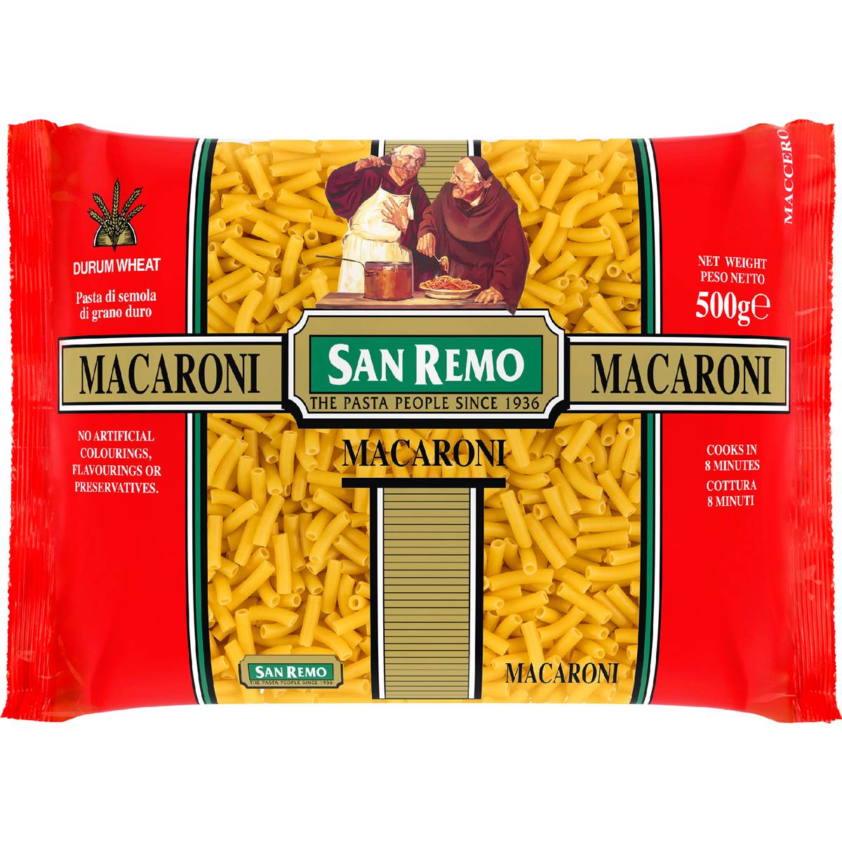 San Remo Macaroni Pasta No 38 500g