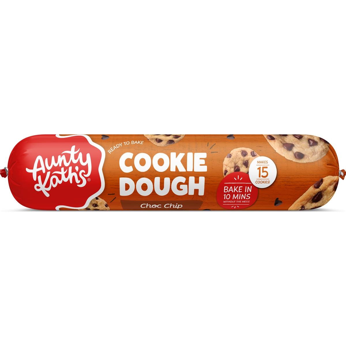 Aunty Kath's Cookie Dough Choc Chip 450g