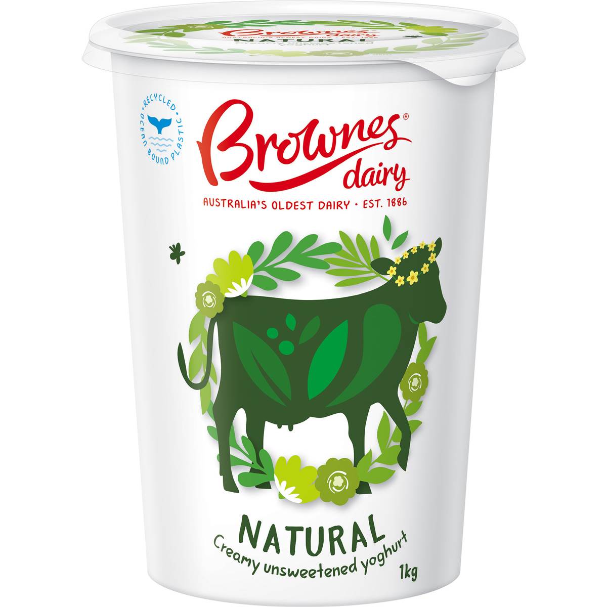 Brownes Traditional All Natural Yoghurt 1kg | Woolworths