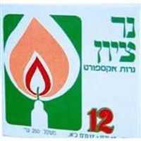 Nerzion Shabbat Candles Normal Size