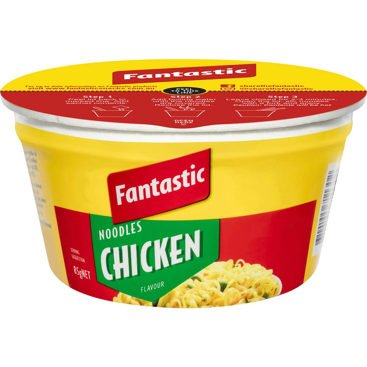Calories in Fantastic Chicken Noodles Bowl calcount