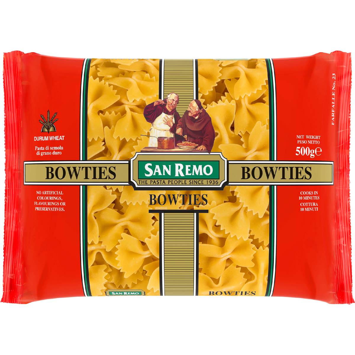 San Remo Bows Ties Pasta No 23 500g