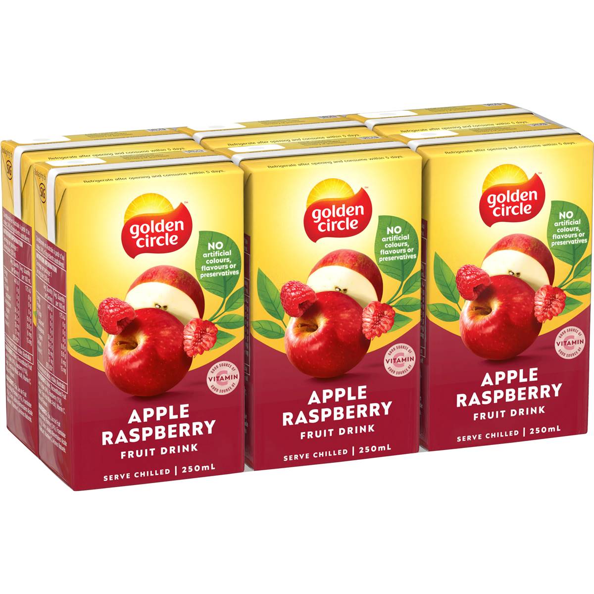 Calories in Golden Circle Apple Splash Fruit Drink Lunch Box Multipack