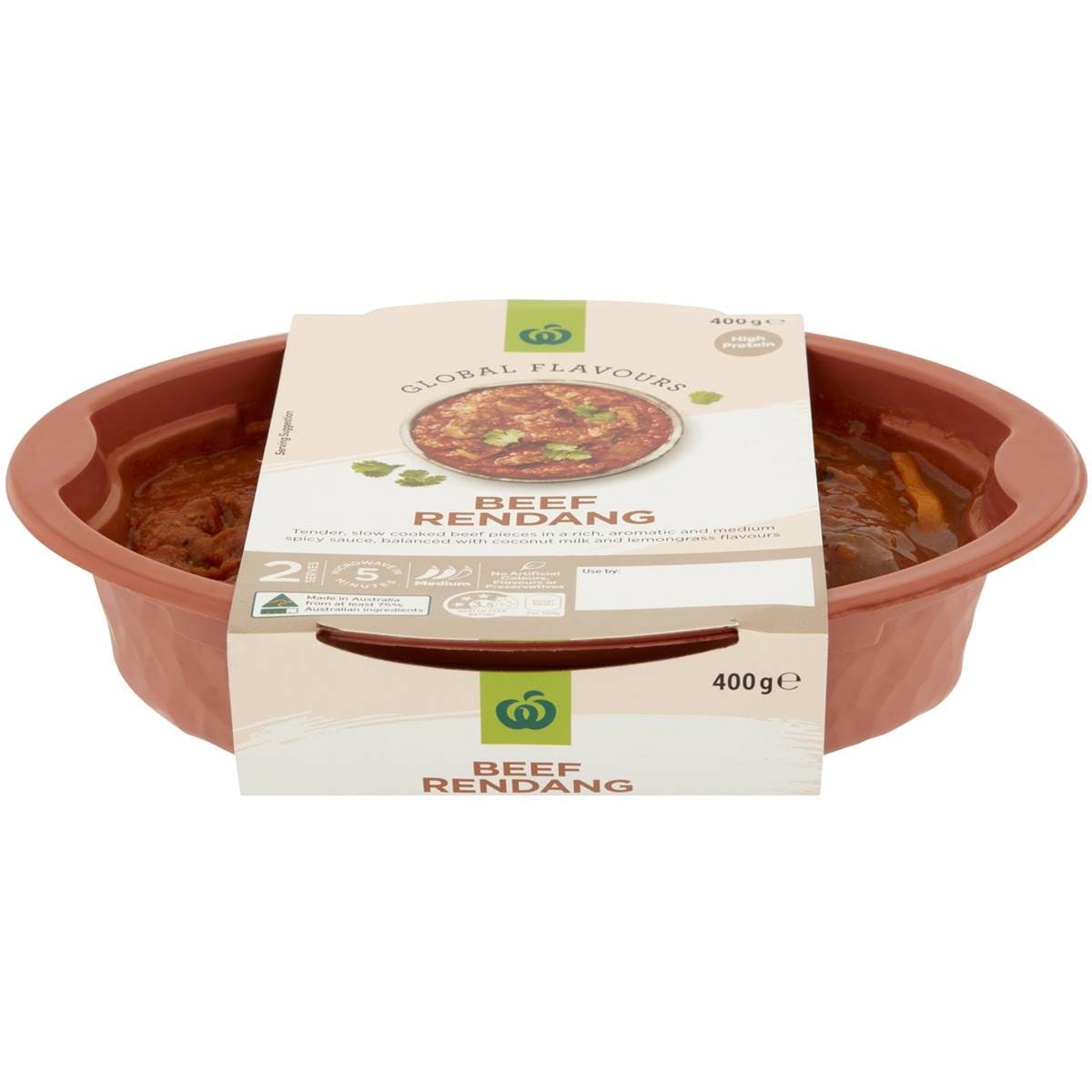 Calories in Woolworths Beef Rendang calcount