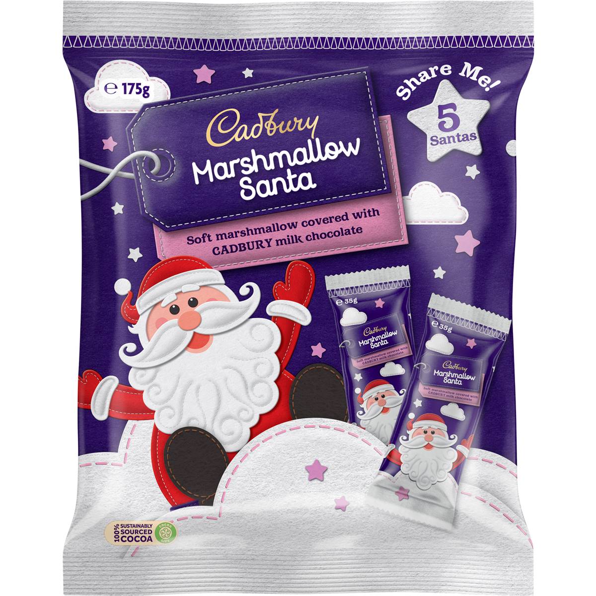 Calories in Cadbury Marshmallow Santa