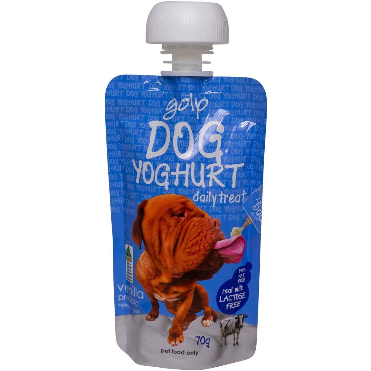 Golp Lactose Free Probiotic Yoghurt Dog Treat 70g