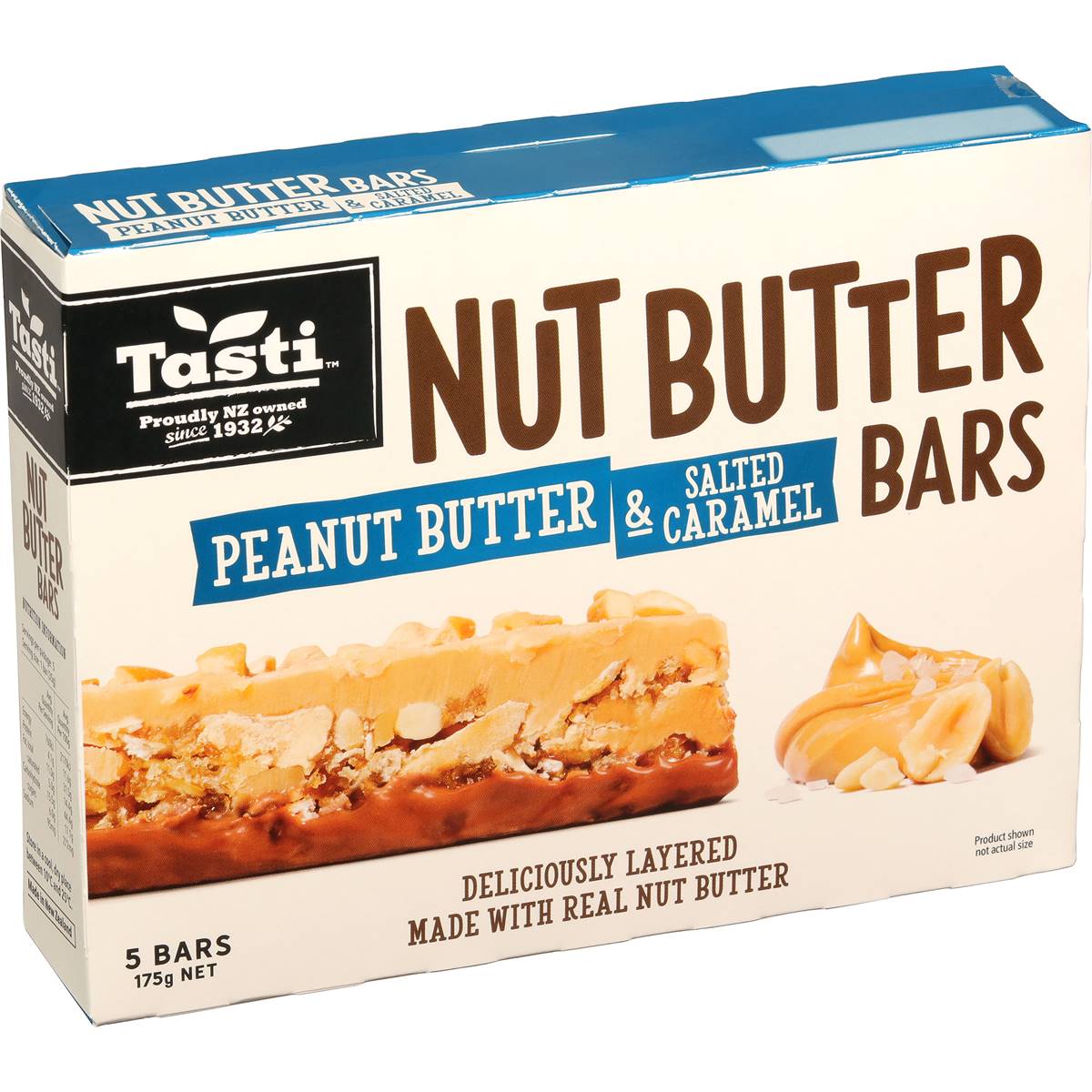 Calories in Tasti Nut Butter Bars Peanut Butter & Salted Caramel