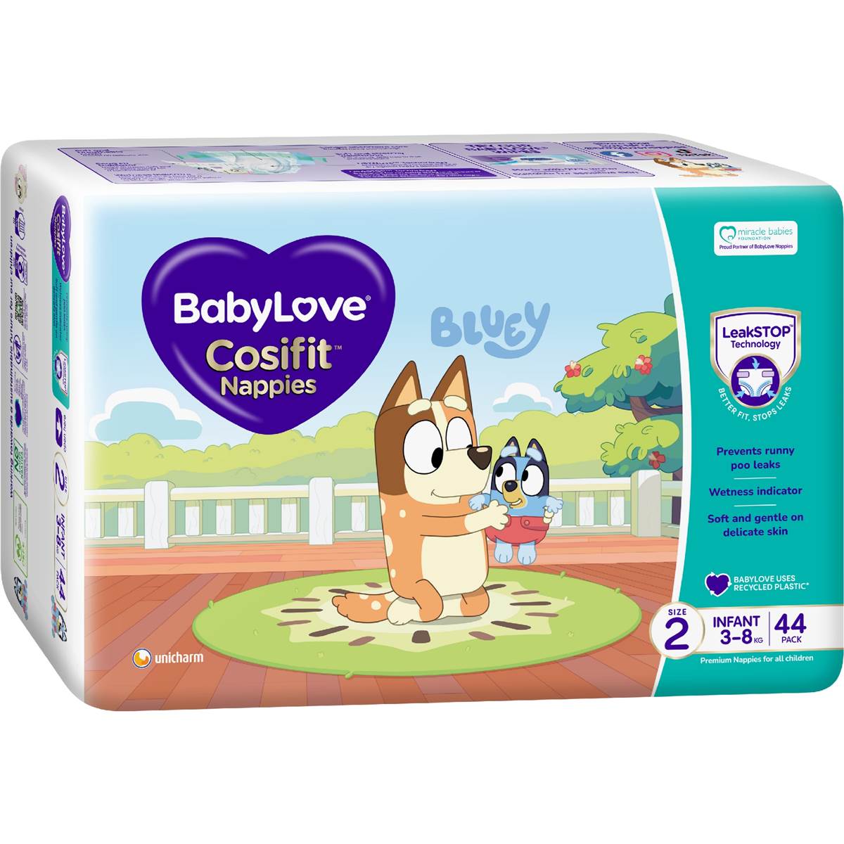 BabyLove Cosifit Infant Nappies Size 2 (3-8kg) 44 pack