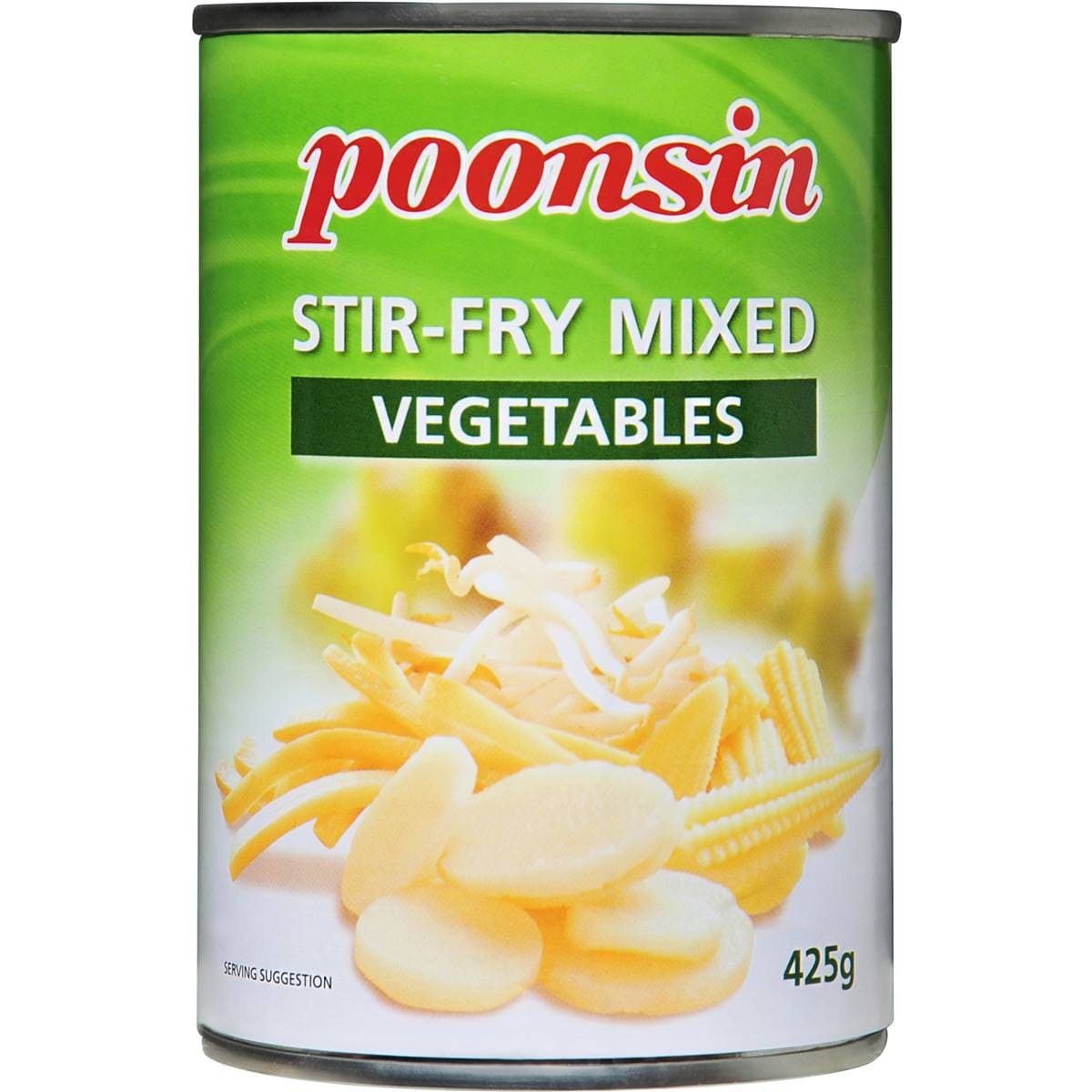 Calories in Poonsin Canned Stir Fry Vegetables Mixed calcount