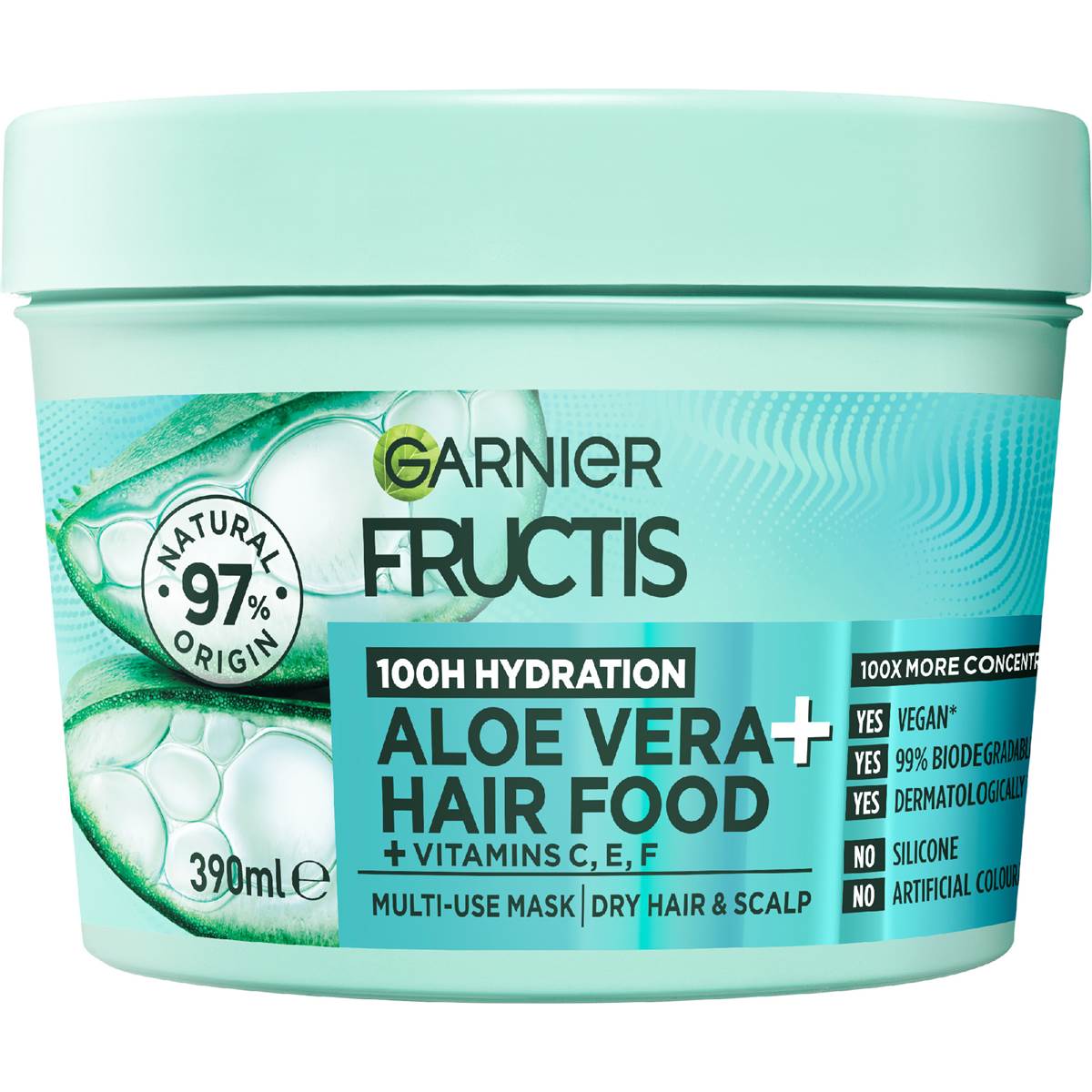 Garnier Fructis Hair Food Hydrating Aloe Vera 390mL