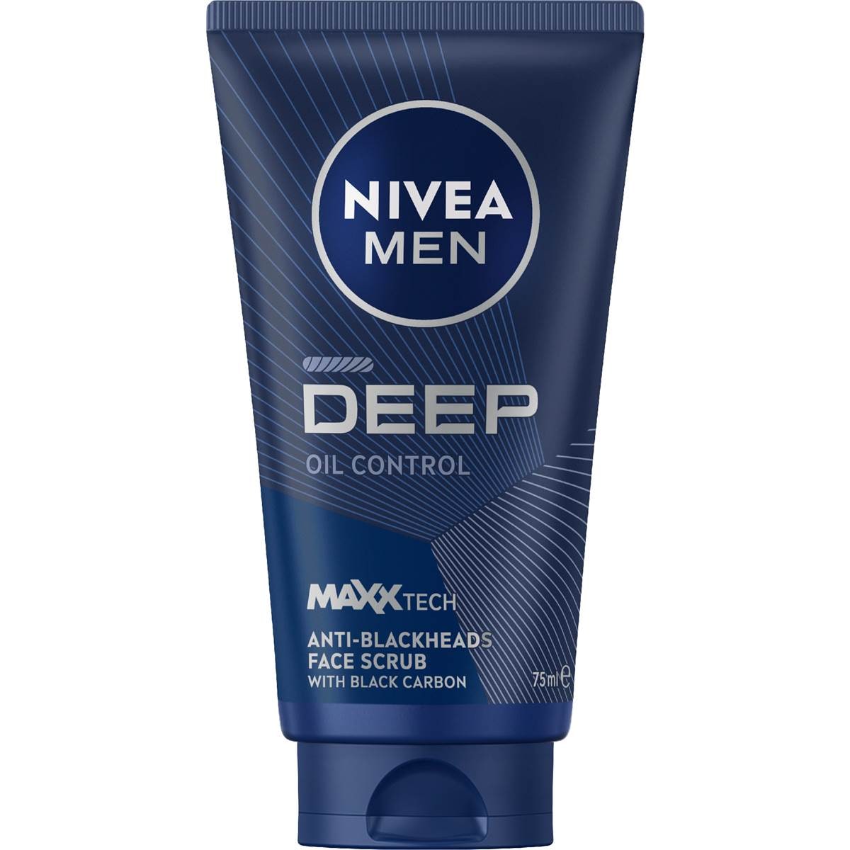 Nivea Men Deep Anti Blackhead Face Scrub With Charcoal 75mL
