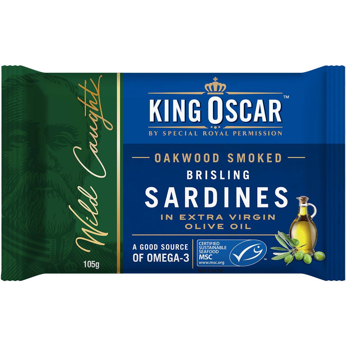 King Oscar Sardines Olive Oil Double Layer