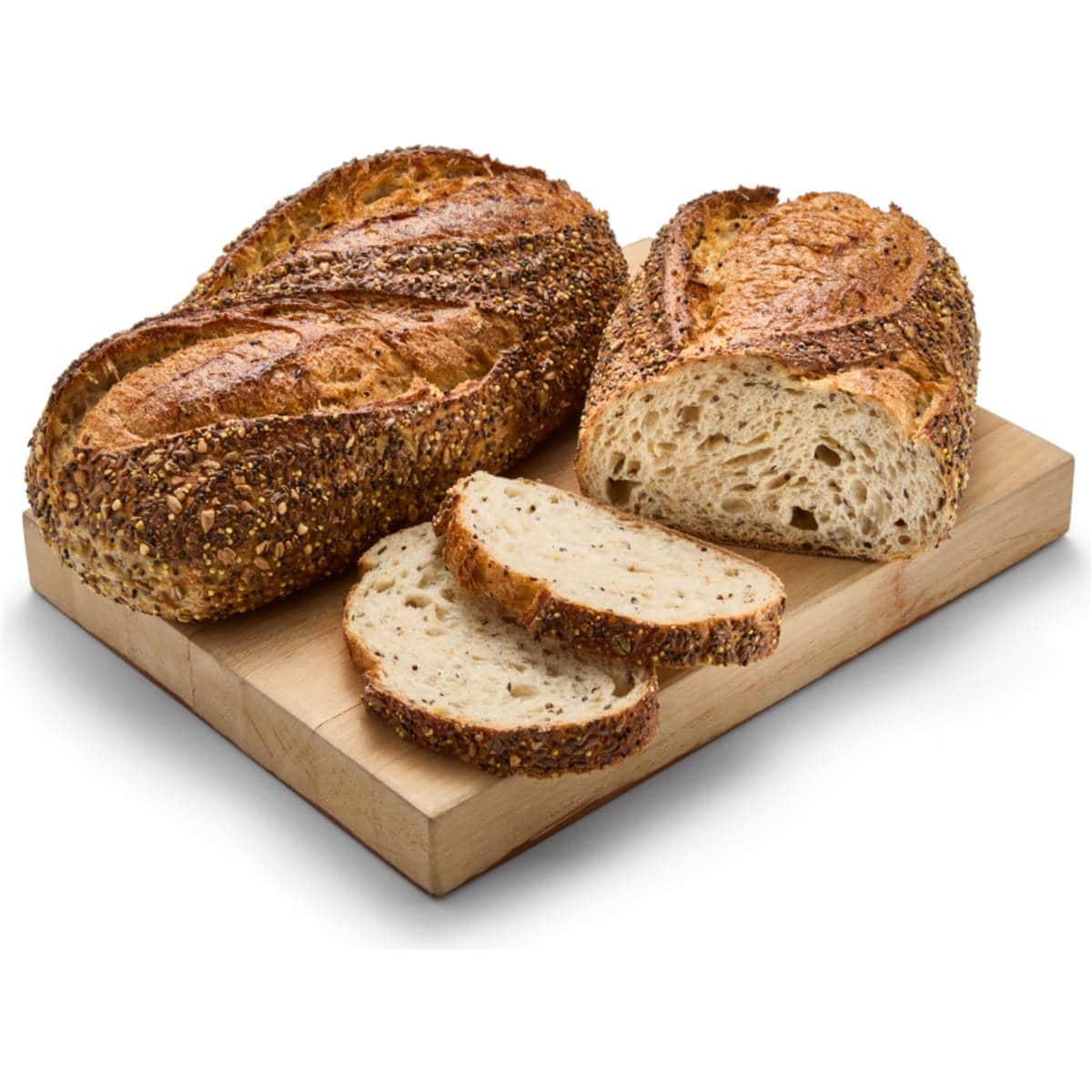 Crafted Seven Grains Sourdough Loaf each