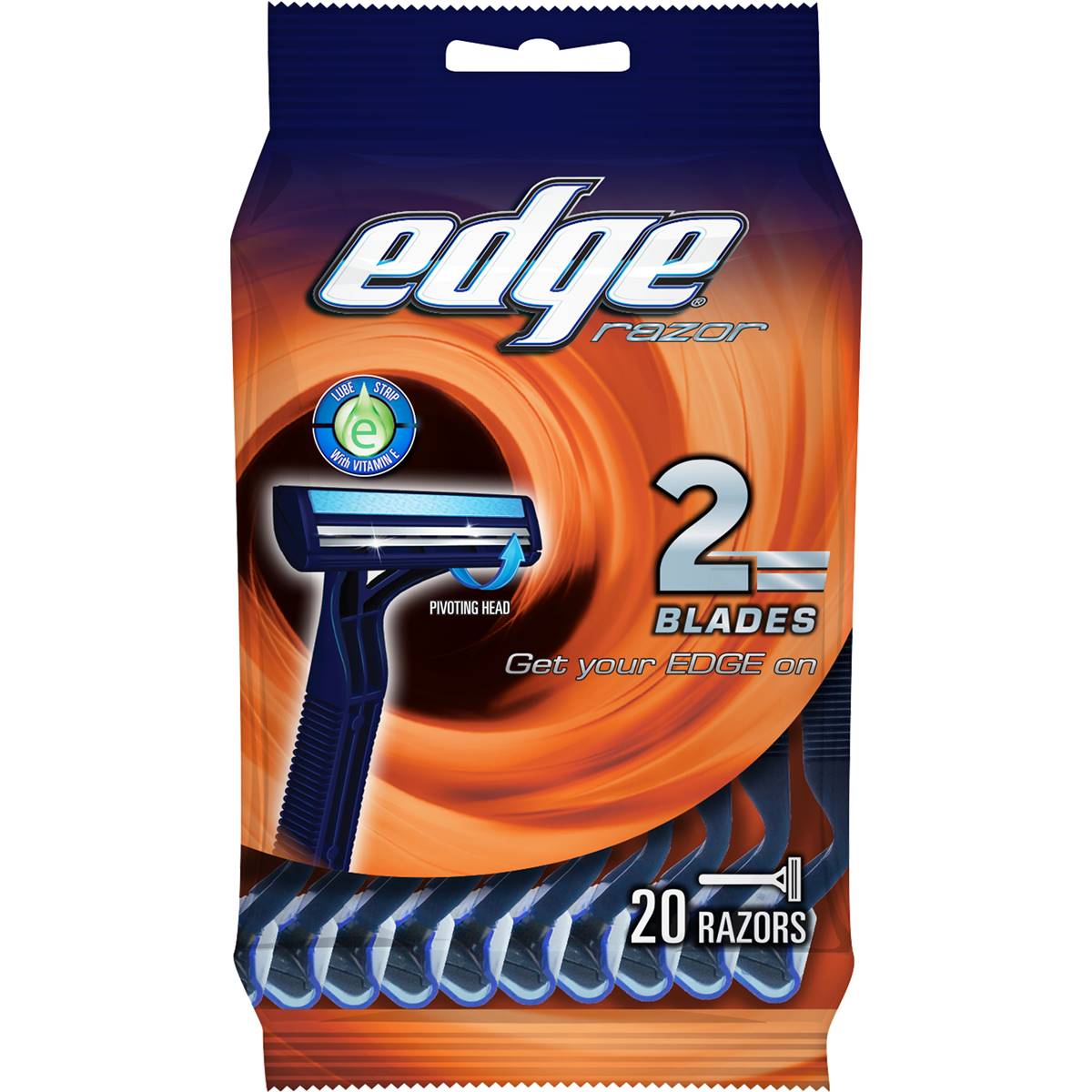 Edge Mens Twin Blade Disposable