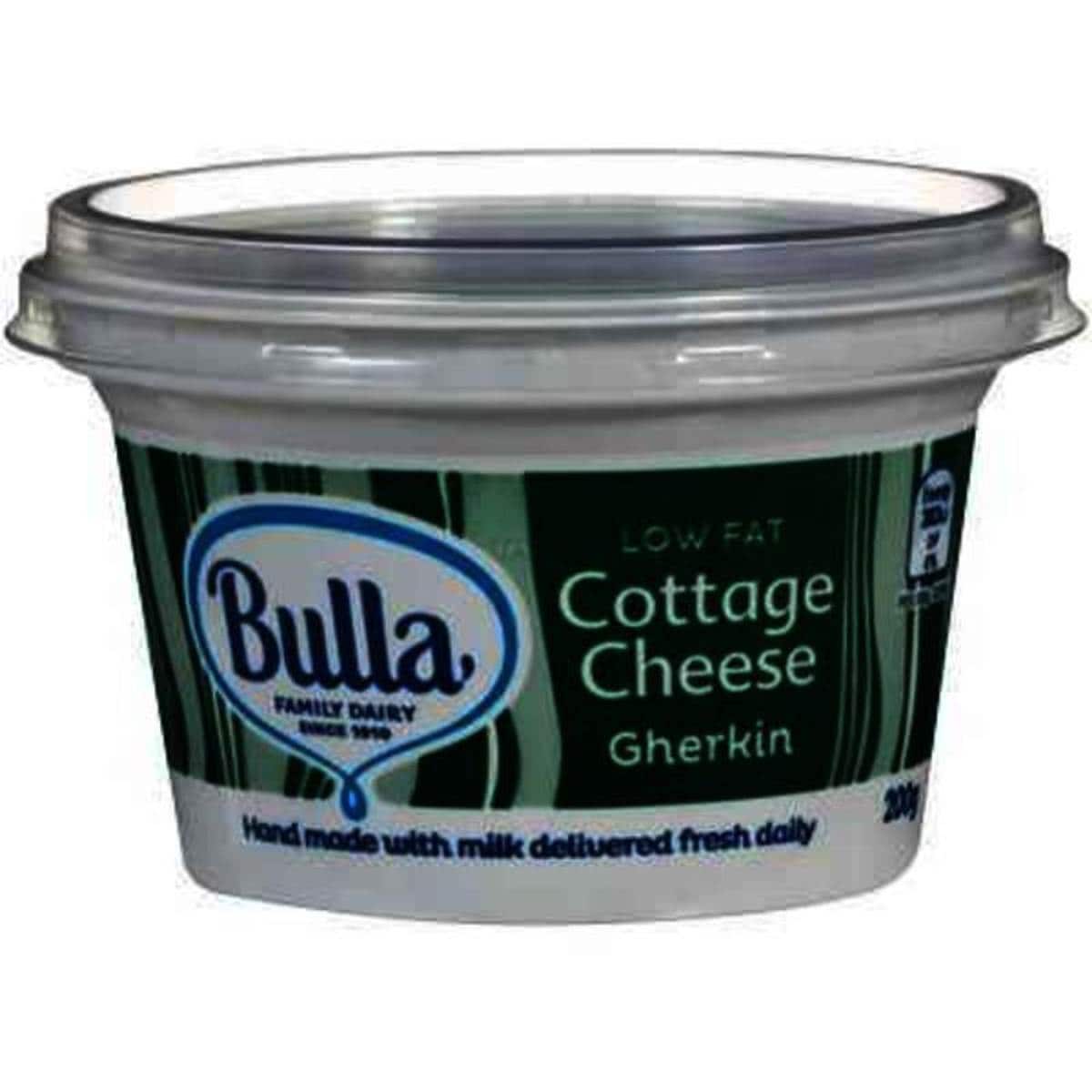 Bulla Gherkin Cottage Cheese 200g Woolworths