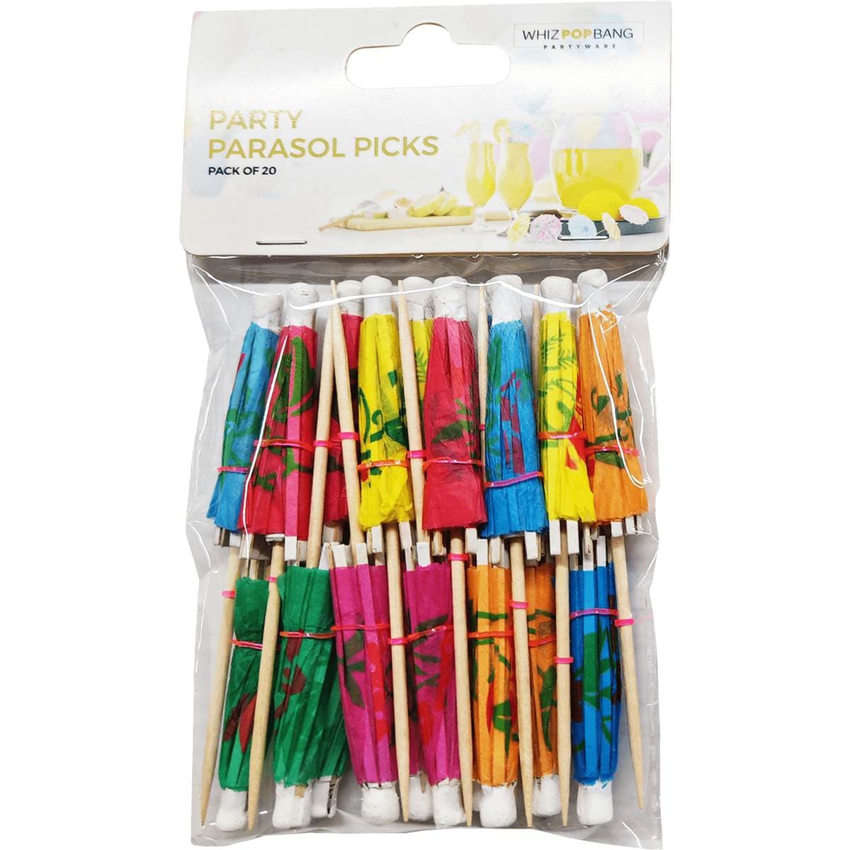 Whiz Pop Bang Party Parasol Picks