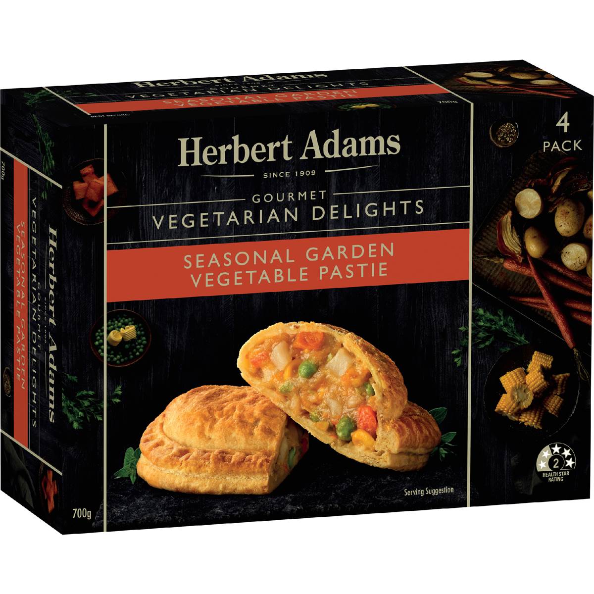 Herbert Adams Garden Vegetable Pastie 700g